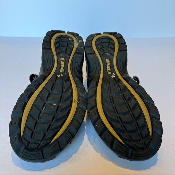 Teva Men's Brown/Gray Sandals Shoc Pad Size 9 - Picture 6 of 9